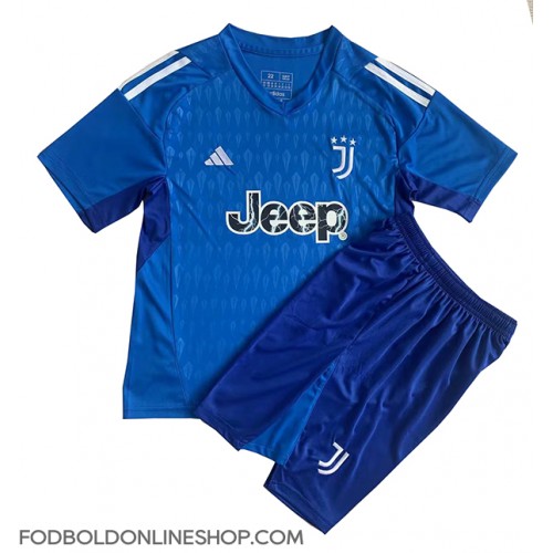 Juventus Målmand Hjemme Trøje Børn 2023-24 Kortærmet (+ Korte bukser)